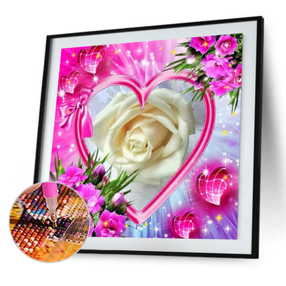 Love Rose - Full Round Drill Diamond Painting 30*30CM