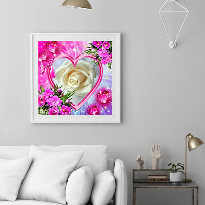 Love Rose - Full Round Drill Diamond Painting 30*30CM