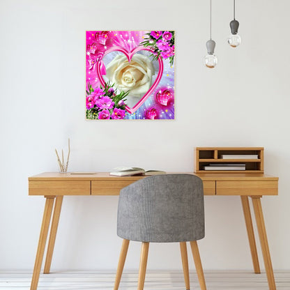 Love Rose - Full Round Drill Diamond Painting 30*30CM