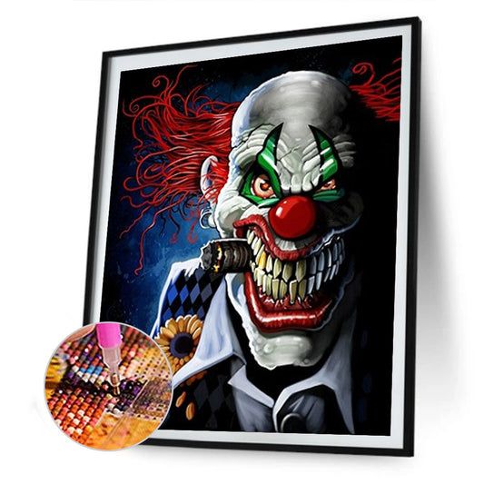 Clown - Full Round Drill Diamond Painting 30*40CM
