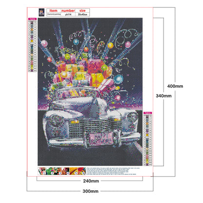 Car - Full Round Drill Diamond Painting 30*40CM