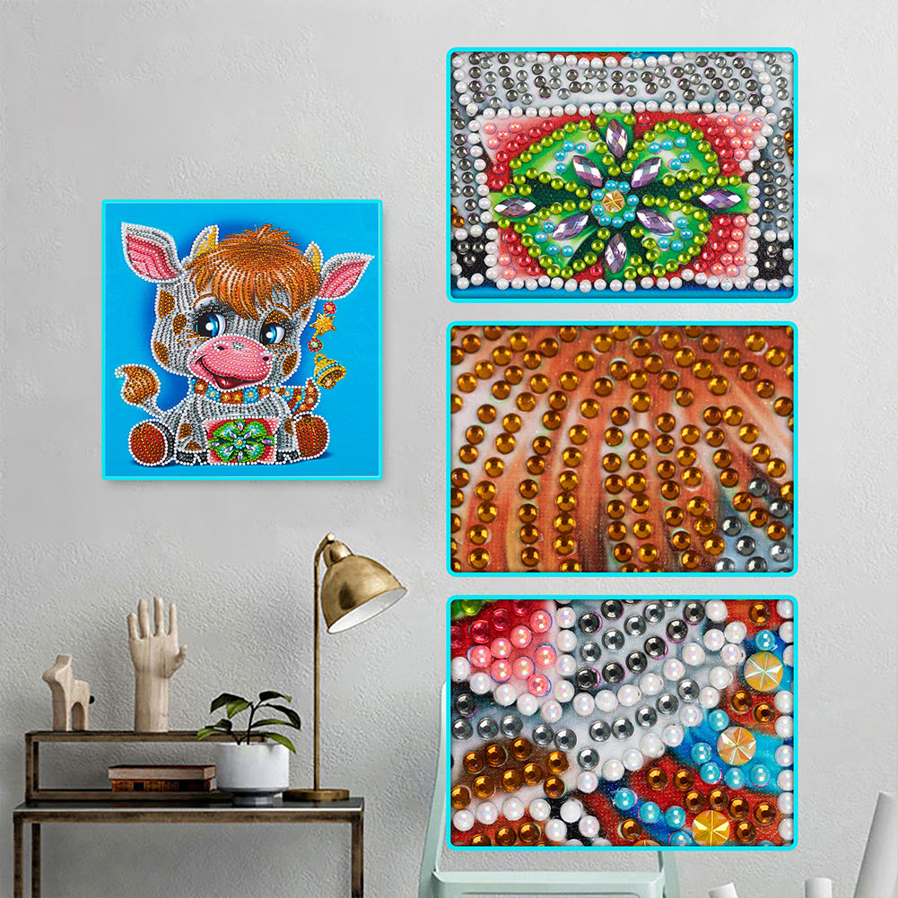 Cattle - Special Shaped Drill Diamond Painting 30*30CM