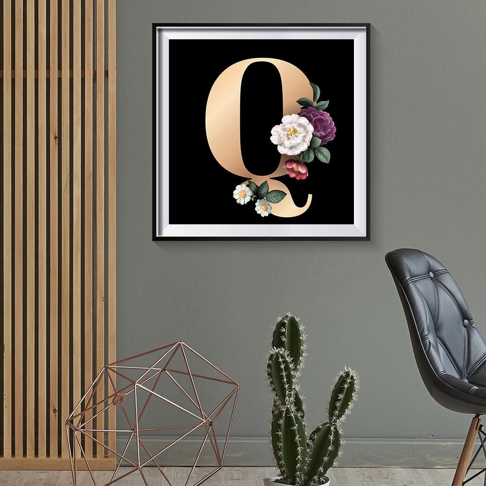 Letter - Full Round Drill Diamond Painting 30*30CM