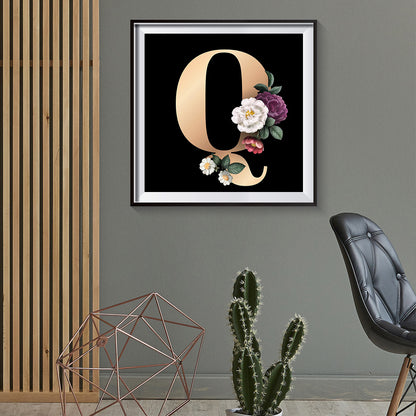 Letter - Full Round Drill Diamond Painting 30*30CM