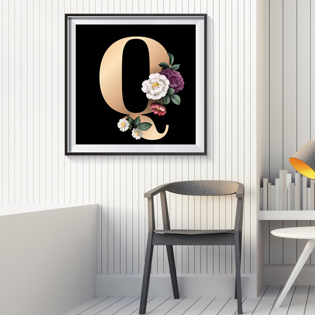 Letter - Full Round Drill Diamond Painting 30*30CM