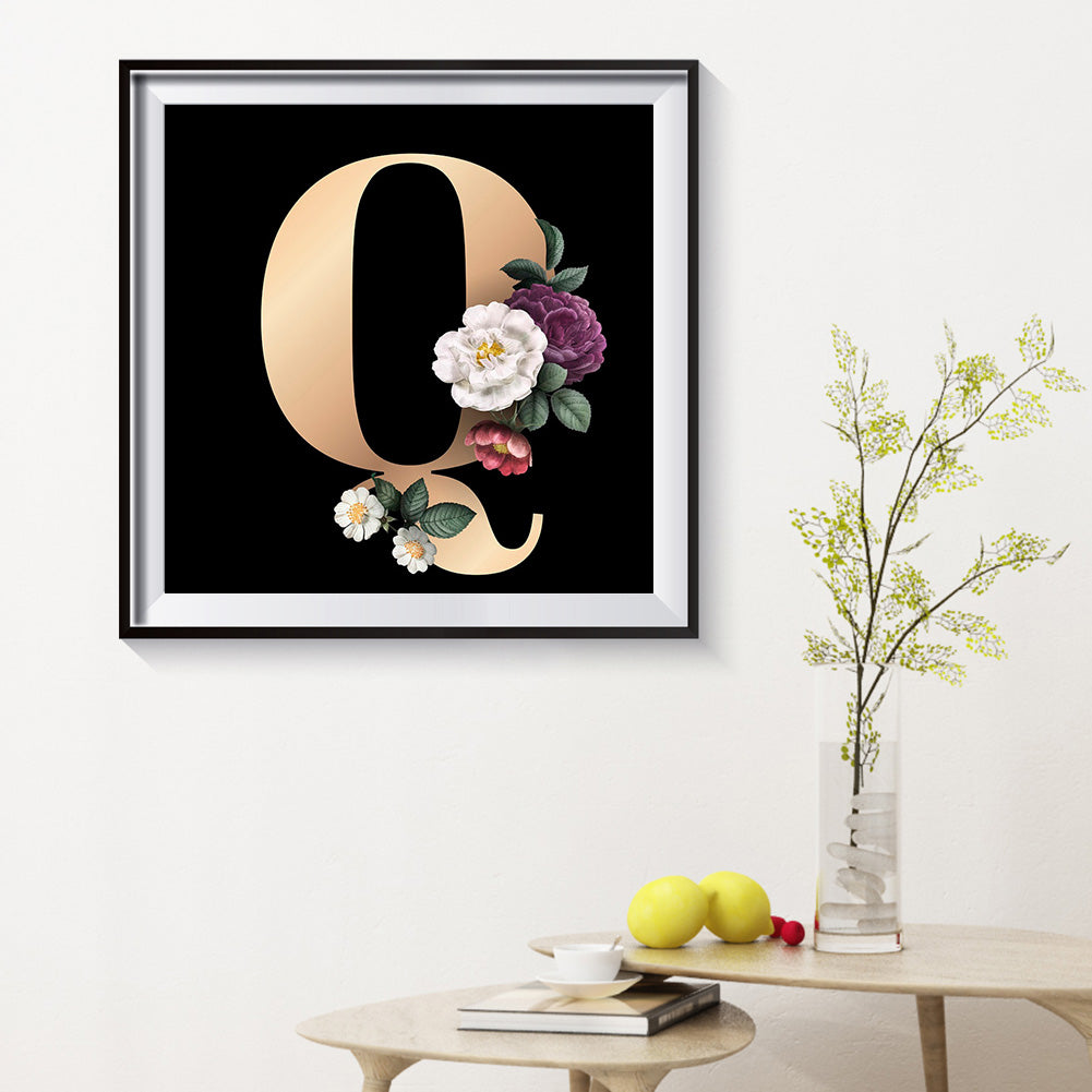 Letter - Full Round Drill Diamond Painting 30*30CM