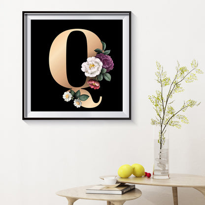 Letter - Full Round Drill Diamond Painting 30*30CM