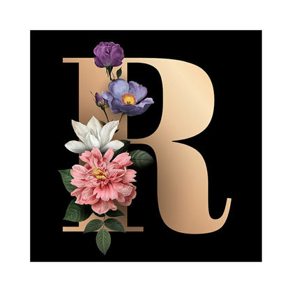 Letter - Full Round Drill Diamond Painting 30*30CM