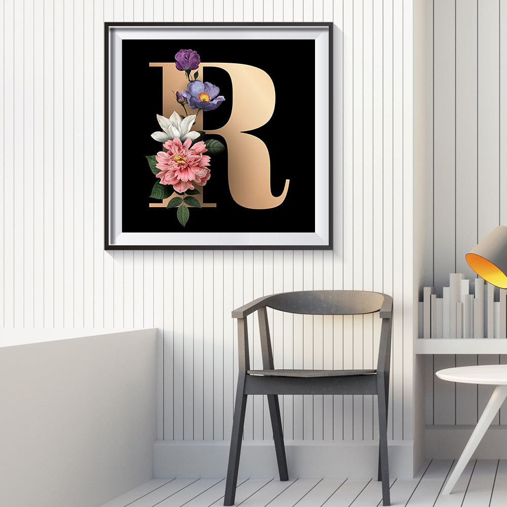 Letter - Full Round Drill Diamond Painting 30*30CM