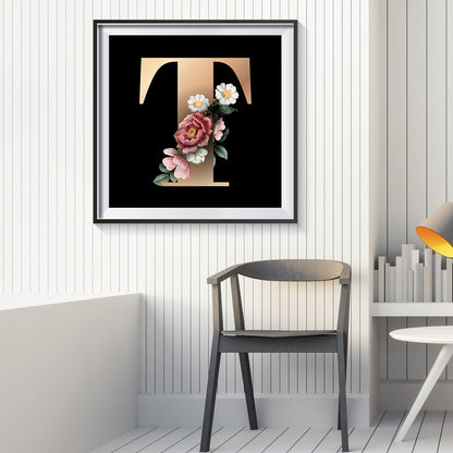 Letter - Full Round Drill Diamond Painting 30*30CM