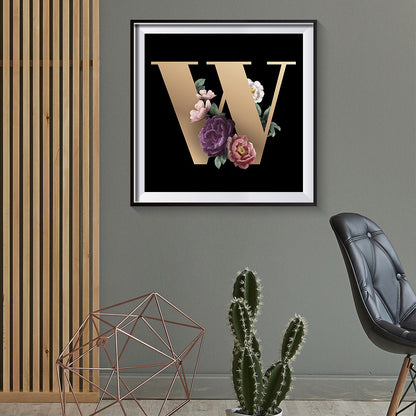 Letter - Full Round Drill Diamond Painting 30*30CM