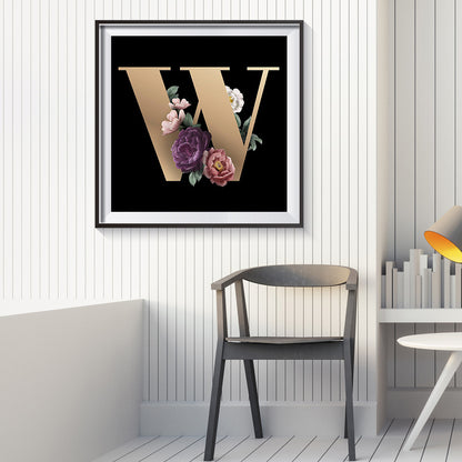 Letter - Full Round Drill Diamond Painting 30*30CM