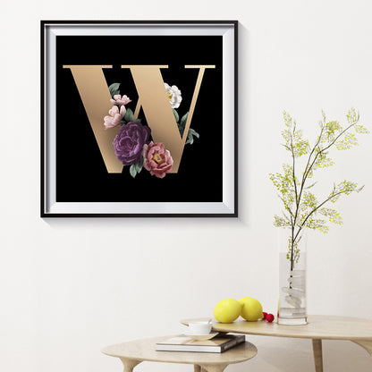 Letter - Full Round Drill Diamond Painting 30*30CM