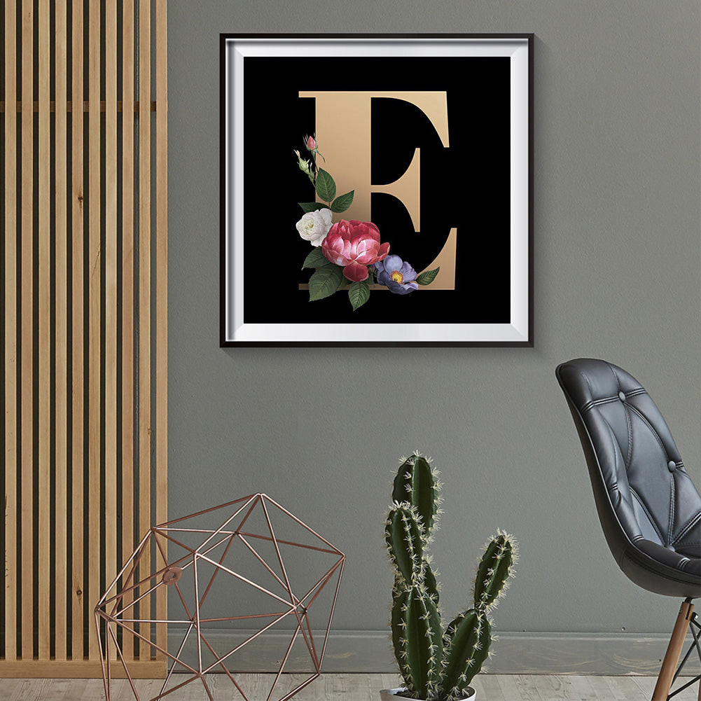 Letter - Full Round Drill Diamond Painting 30*30CM