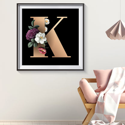 Letter - Full Round Drill Diamond Painting 30*30CM