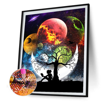 Planet People - Full Square Drill Diamond Painting 50*60CM