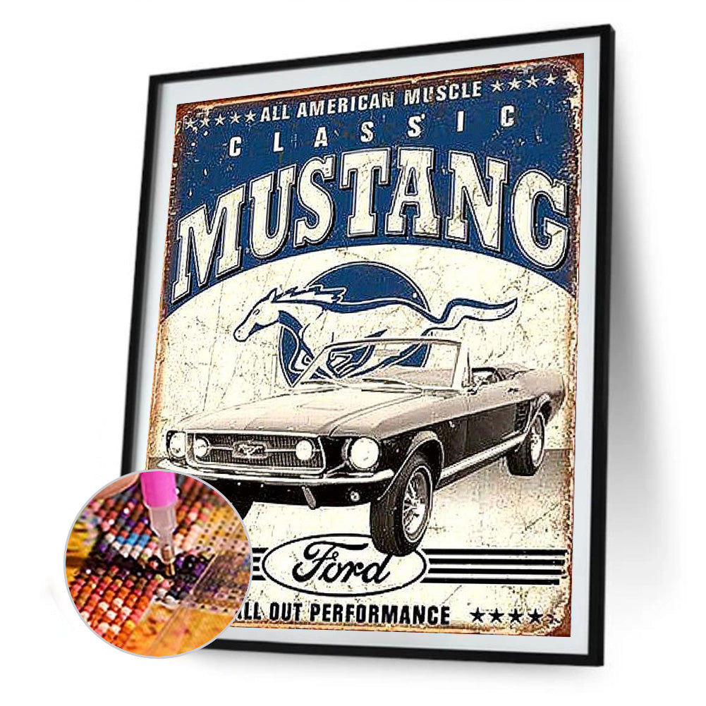 Letters - Full Round Drill Diamond Painting 30*40CM