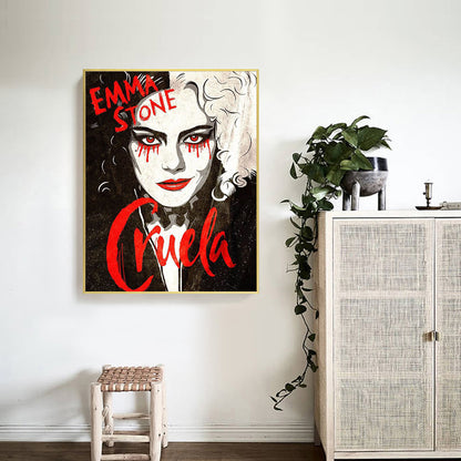 Movie Girl - Full Round Drill Diamond Painting 40*50CM