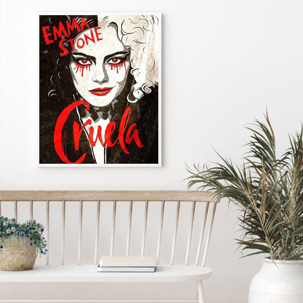 Movie Girl - Full Round Drill Diamond Painting 40*50CM