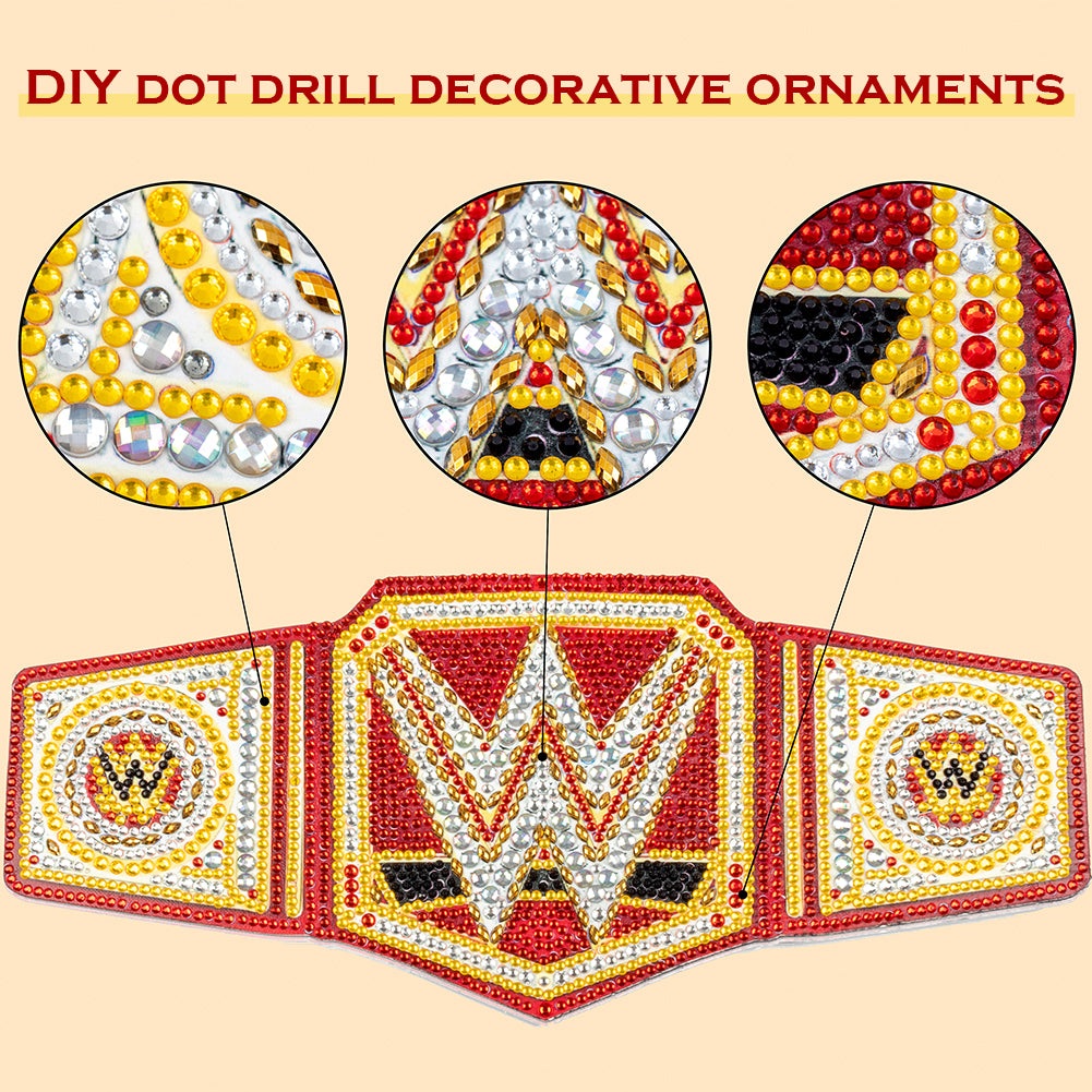 Champion Belt 5D DIY Diamond Painting Acrylic Kit Home Desktop Decoration