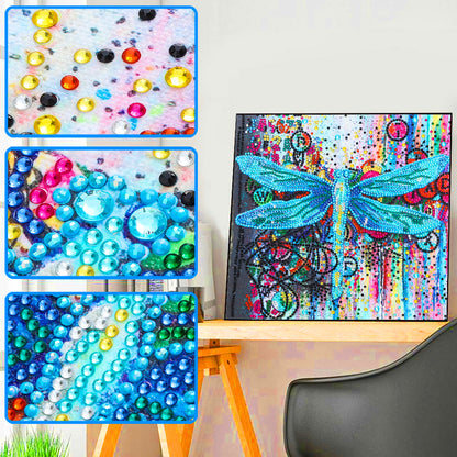 Dragonfly - Special Shaped Drill Diamond Painting 30*30CM