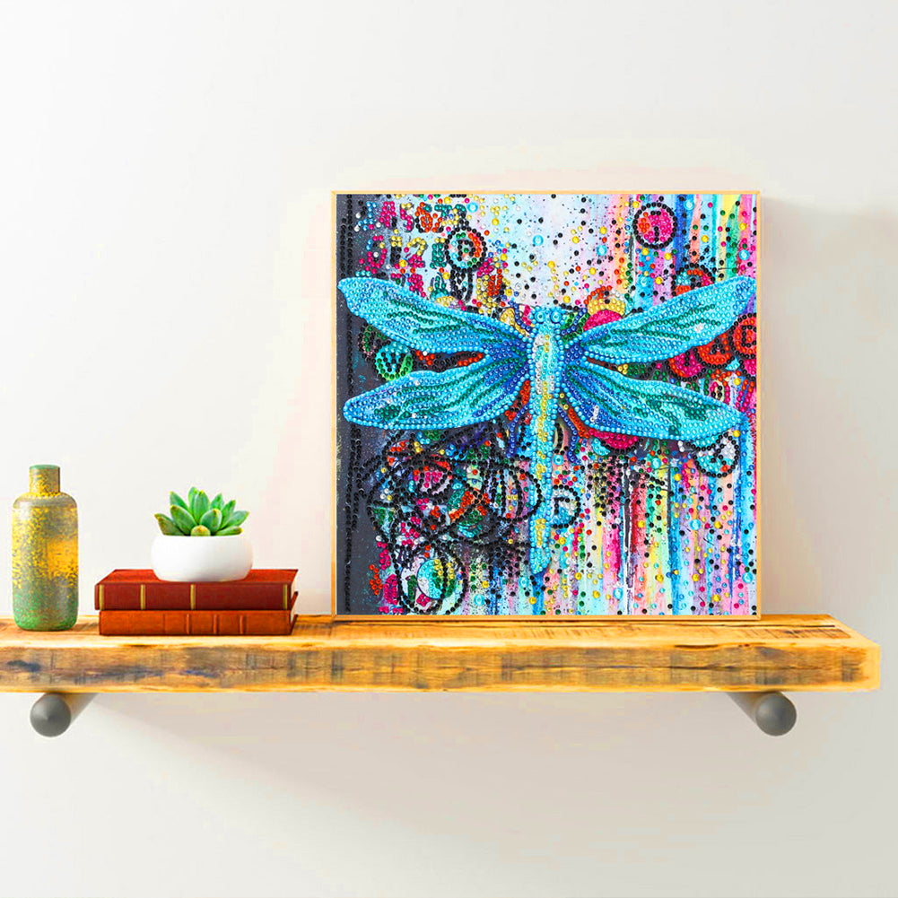 Dragonfly - Special Shaped Drill Diamond Painting 30*30CM