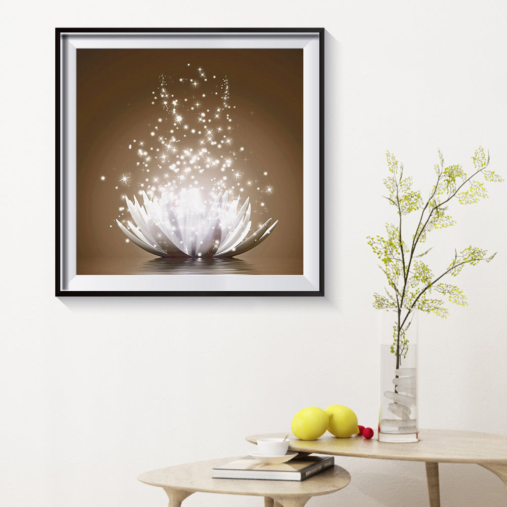 Lotus - Full Round Drill Diamond Painting 30*30CM