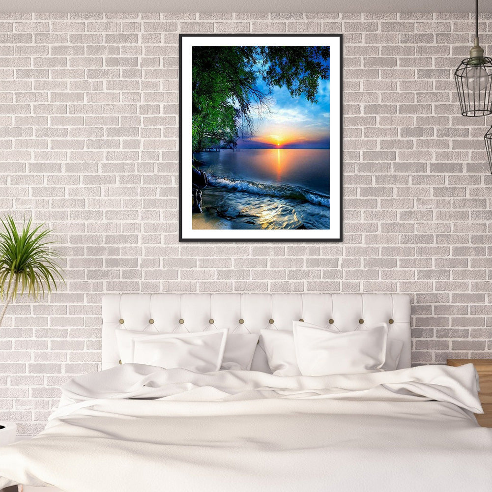 Sunrise Sunset - Full Round Drill Diamond Painting 30*40CM