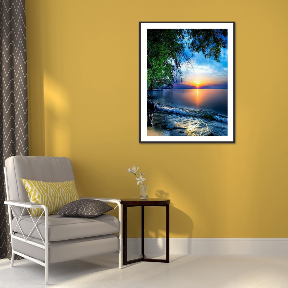 Sunrise Sunset - Full Round Drill Diamond Painting 30*40CM