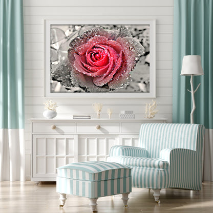 Rose Flower - Full Round Drill Diamond Painting 40*30CM