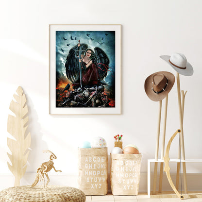 Skull - Full Round Drill Diamond Painting 30*40CM
