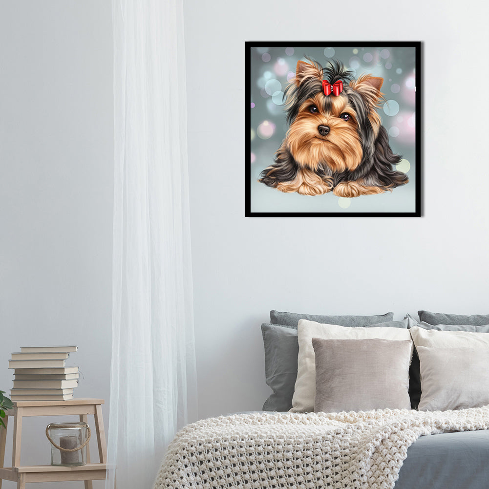 Winter Dog - Full Square Drill Diamond Painting 30*30CM
