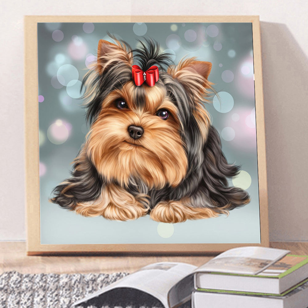 Winter Dog - Full Square Drill Diamond Painting 30*30CM