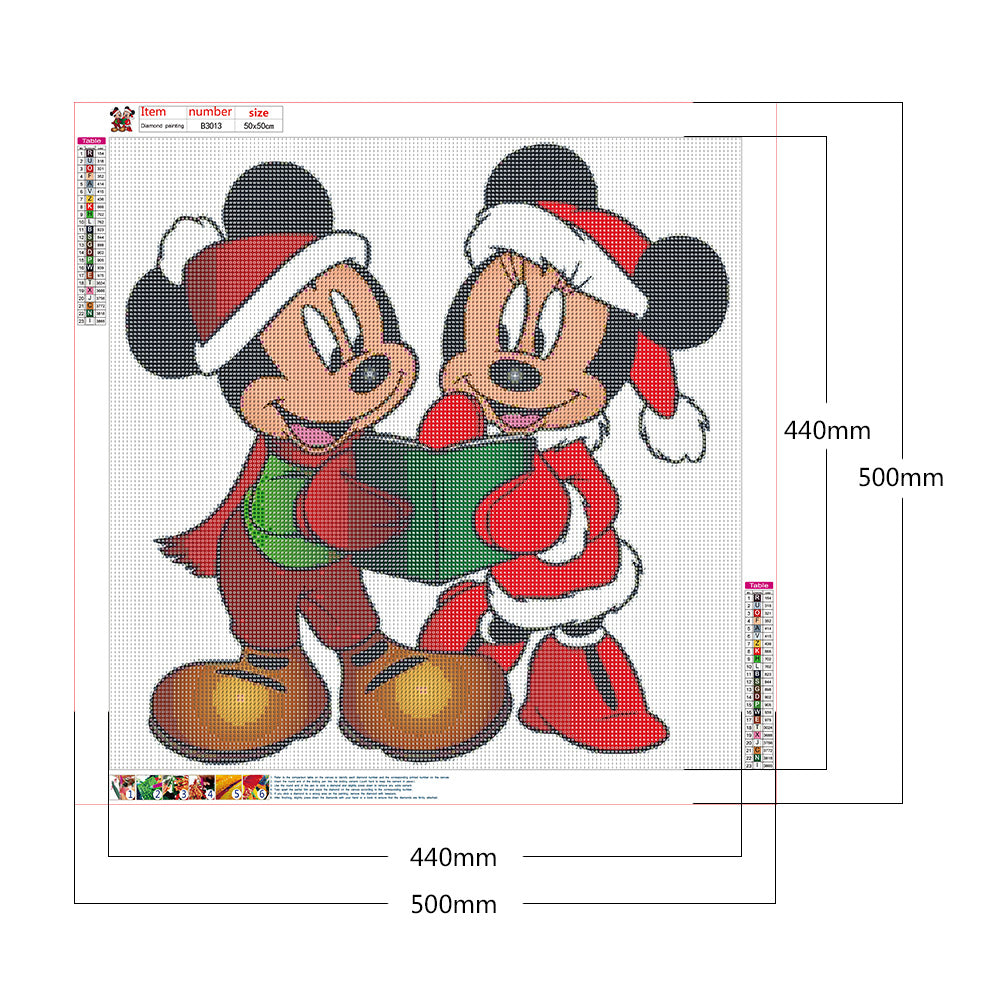 Cartoon Mouse - Full Round Drill Diamond Painting 50*50CM