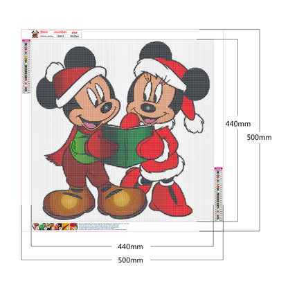 Cartoon Mouse - Full Round Drill Diamond Painting 50*50CM