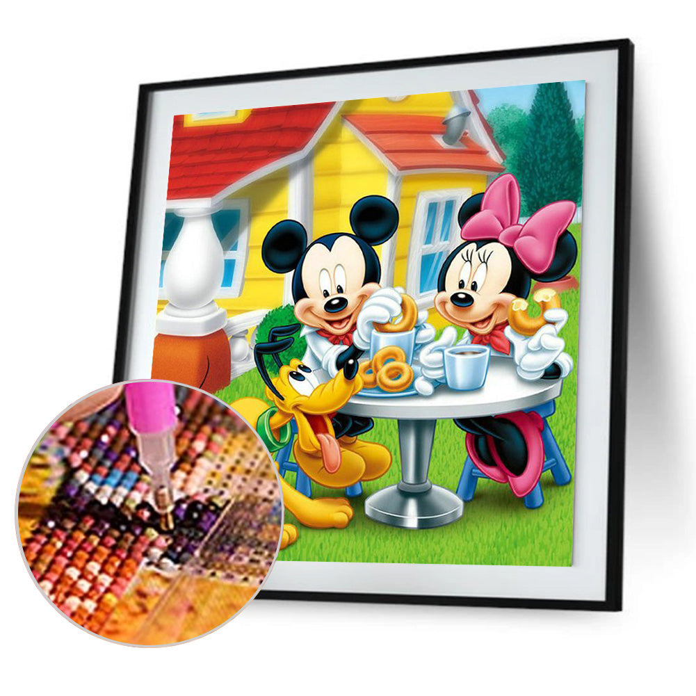 Mouse Dog - Full Round Drill Diamond Painting 30*30CM