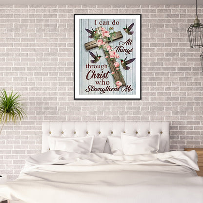 Letters - Full Round Drill Diamond Painting 30*40CM