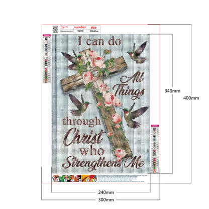 Letters - Full Round Drill Diamond Painting 30*40CM