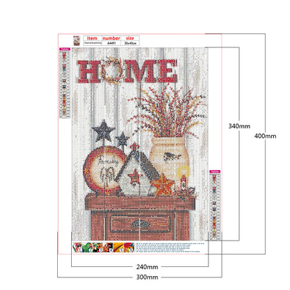 Counter - Full Round Drill Diamond Painting 30*40CM