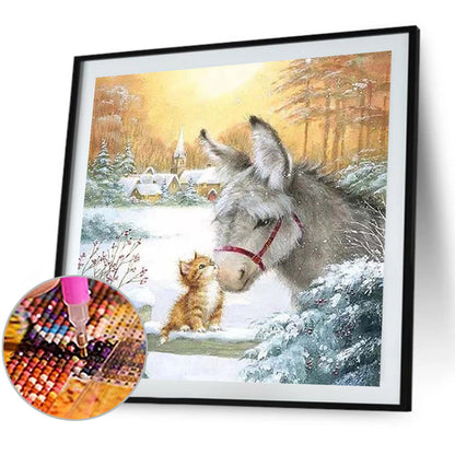 Donkey - Full Round Drill Diamond Painting 50*50CM