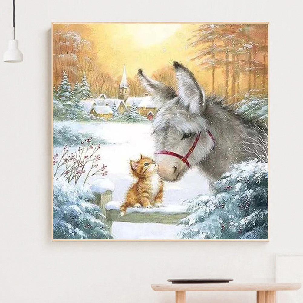 Donkey - Full Round Drill Diamond Painting 50*50CM