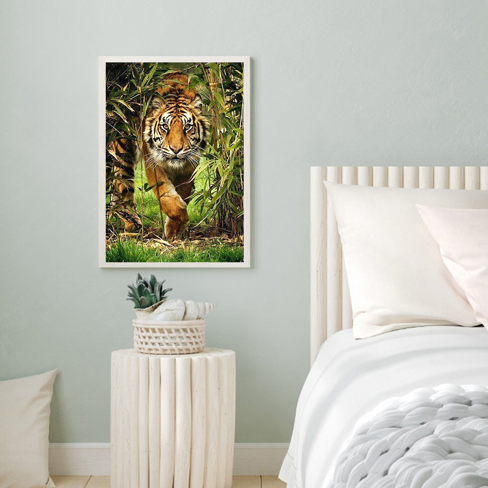 Tiger - Full Round Drill Diamond Painting 50*60CM