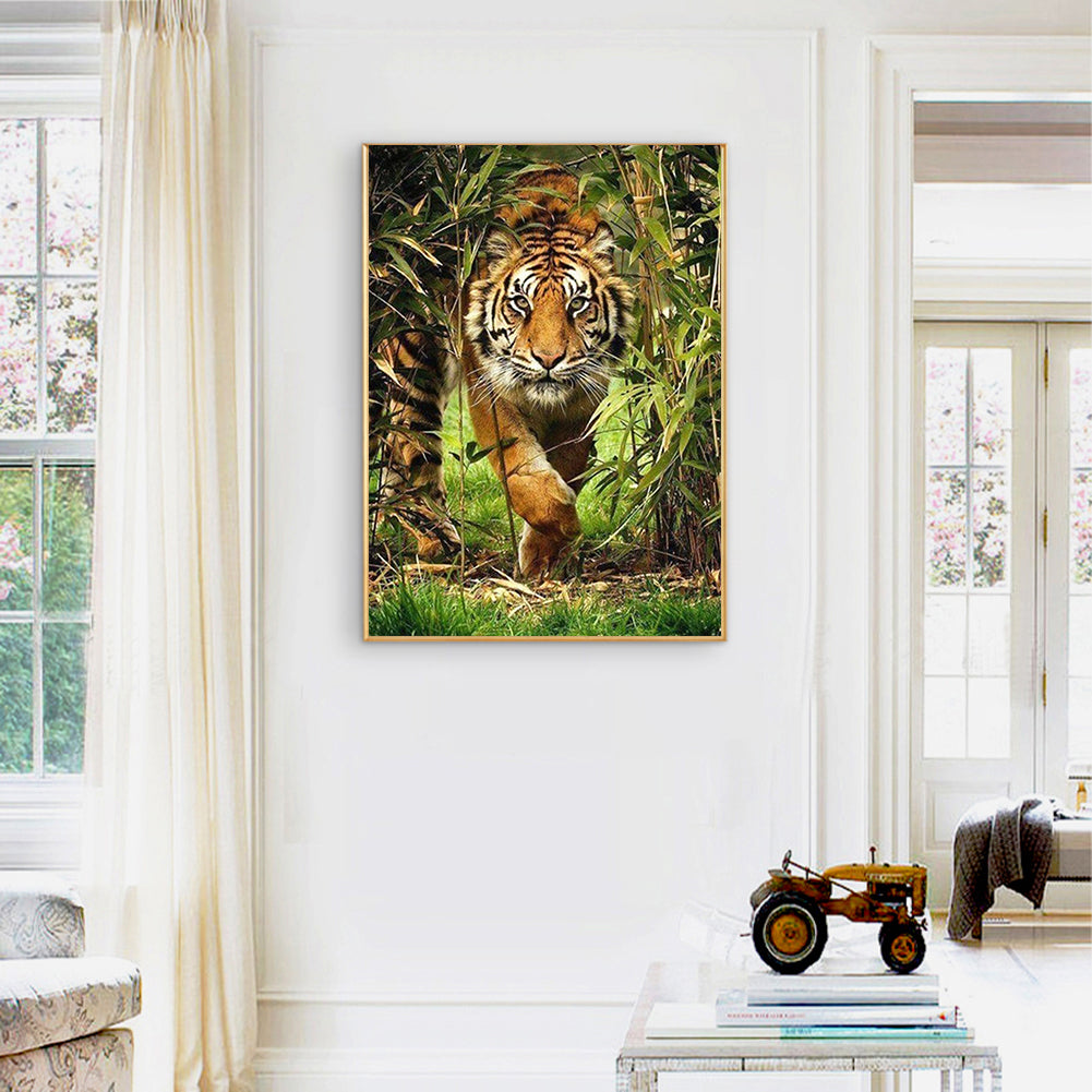 Tiger - Full Round Drill Diamond Painting 50*60CM