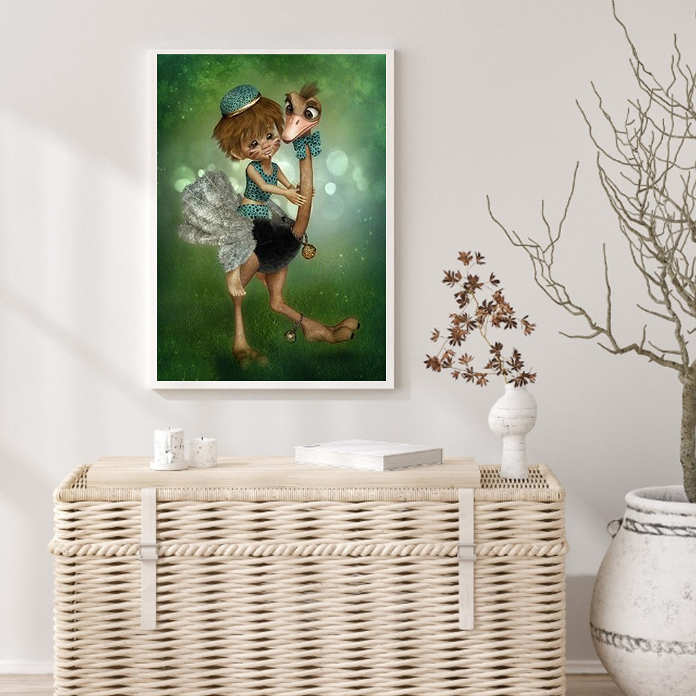 Cartoon Girls - Full Round Drill Diamond Painting 40*50CM