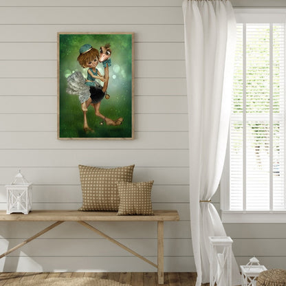 Cartoon Girls - Full Round Drill Diamond Painting 40*50CM