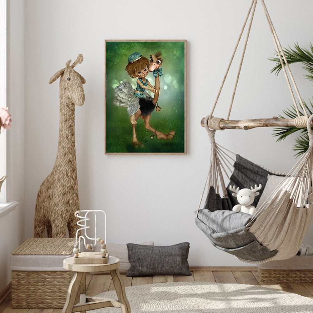 Cartoon Girls - Full Round Drill Diamond Painting 40*50CM