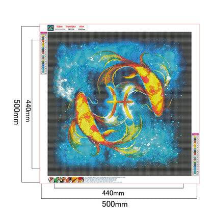 Fantasy Constellation - Full Round Drill Diamond Painting 50*50CM