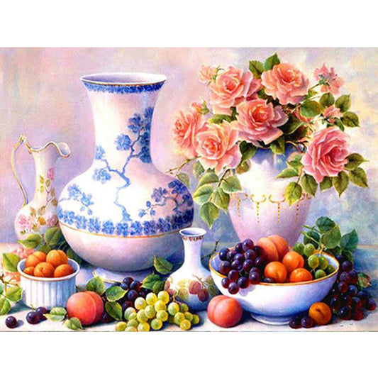 Tea Fruit - Full Square Drill Diamond Painting 40*30CM