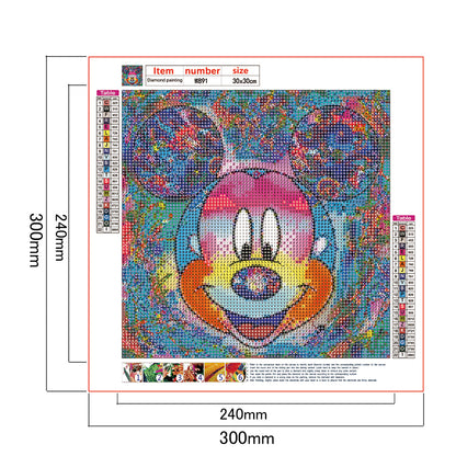 Graffiti Mouse - Full Round Drill Diamond Painting 30*30CM