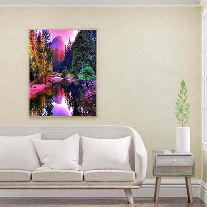 Mountain Water - Full Round Drill Diamond Painting 40*50CM